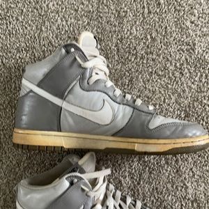 Nike Gray High Top Dunks